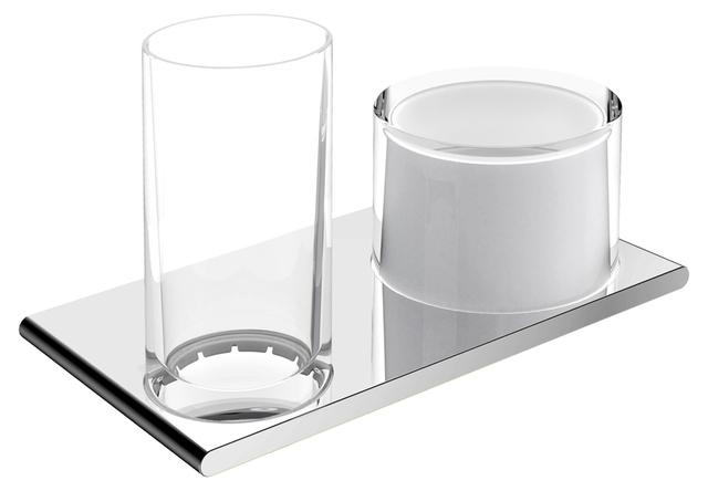 KEUCO Accessories EDITION 400 11553 Support double verre/distributeur de  savon Assortiment - Prestataire proposant une gamme complète pour  équipement de salles de bains de haute qualité