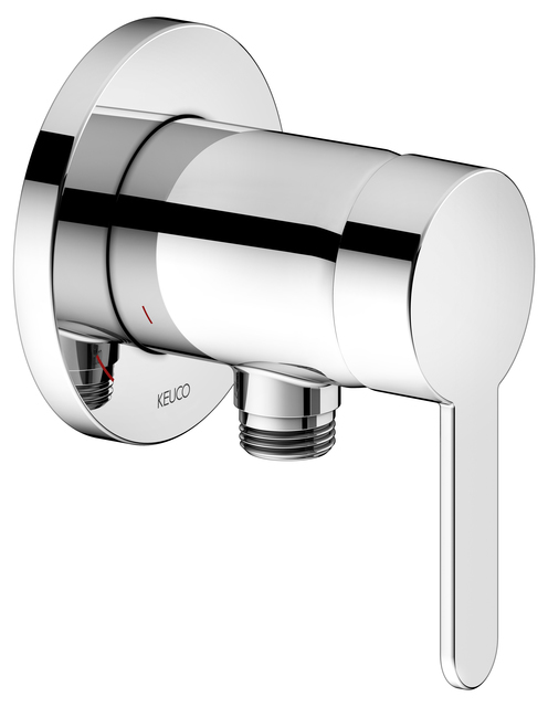 Single lever mixer with wall outlet for shower hose DN 15