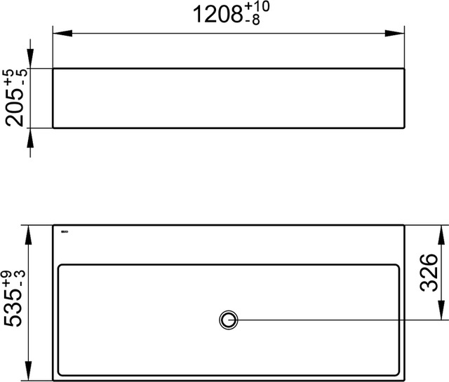 KEUCO Waschtisch EDITION 90 39082 Keramik-Waschtisch Sortiment
